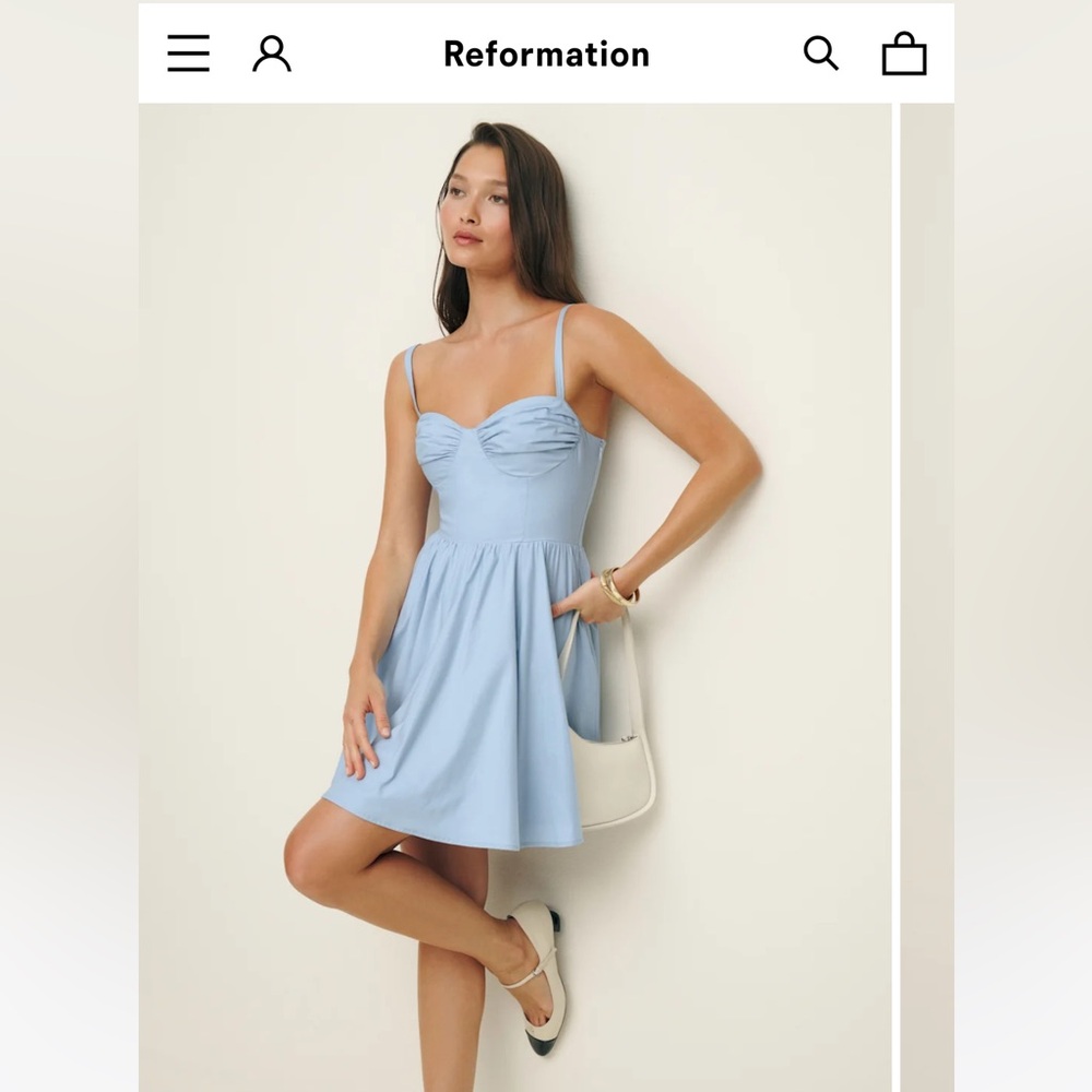 New Reformation Cherrie Dress